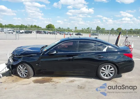 2015 Infiniti Q50 Premium/Sport from USA, damaged, VIN JN1BV7AP7FM336277